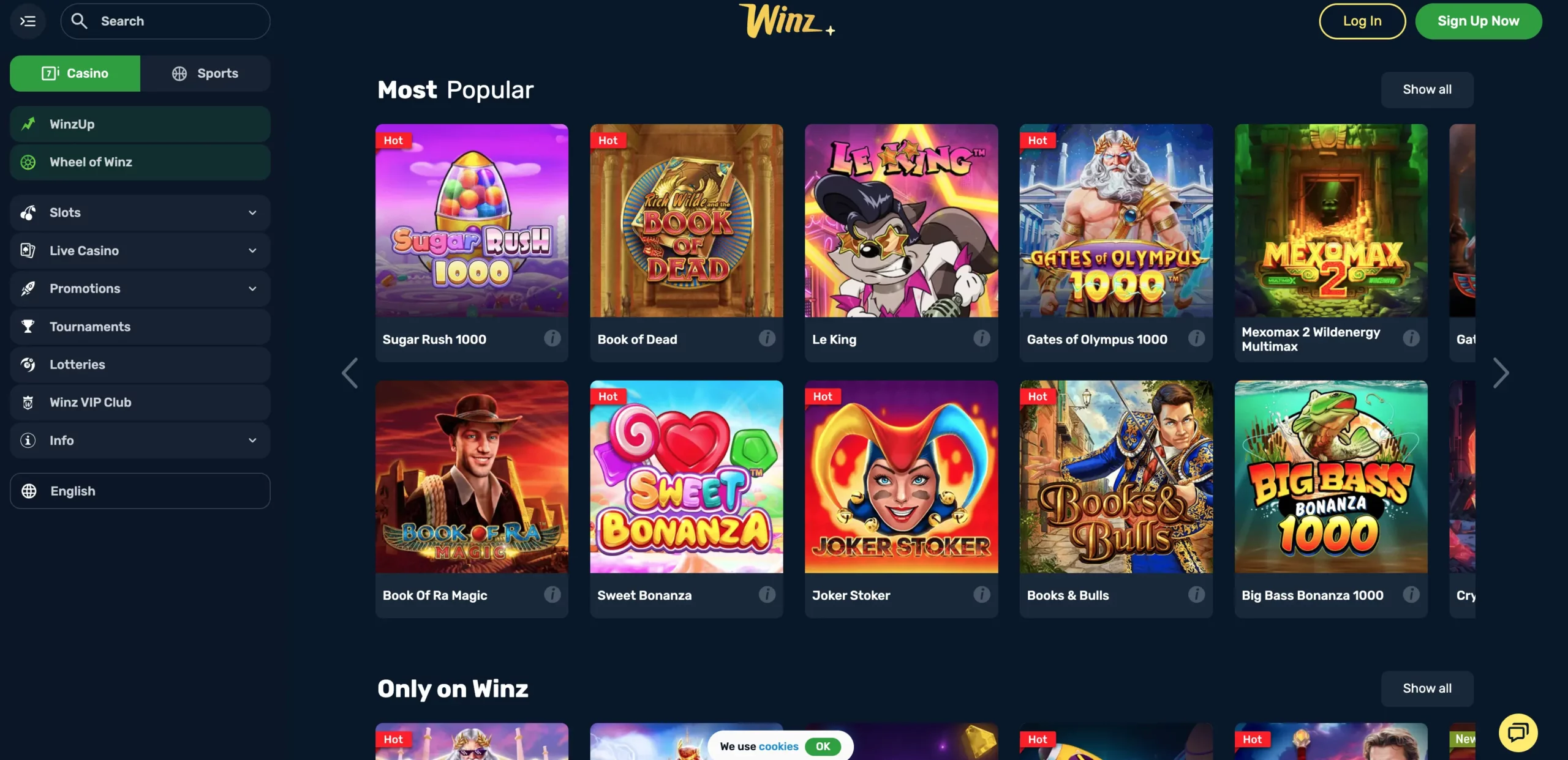 Winz casino review jan 2026 - game selection