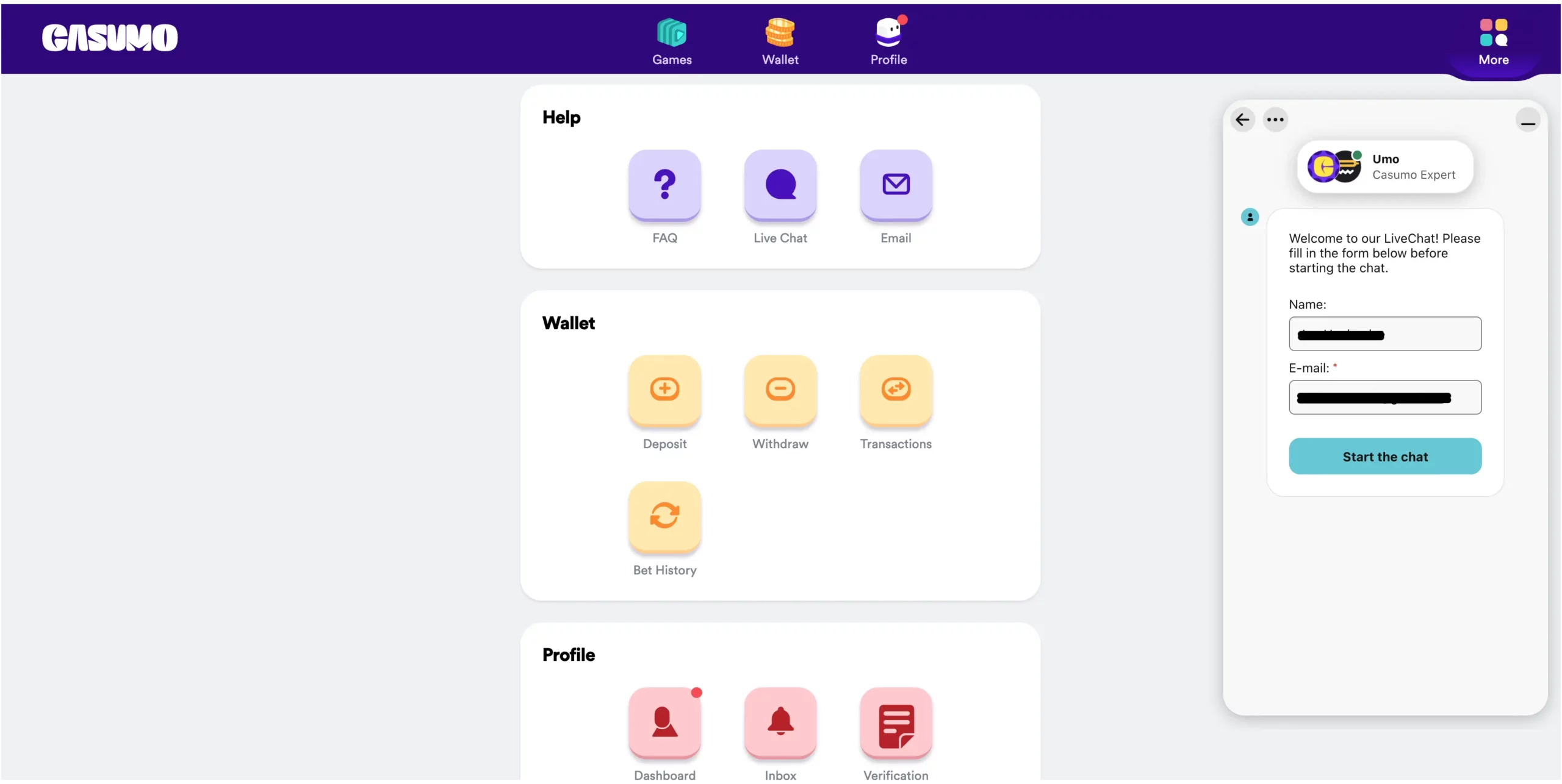 Casumo Casino review feb 2026 - customer support