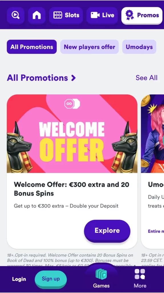 Casumo Casino review feb 2026 - promotions mobile