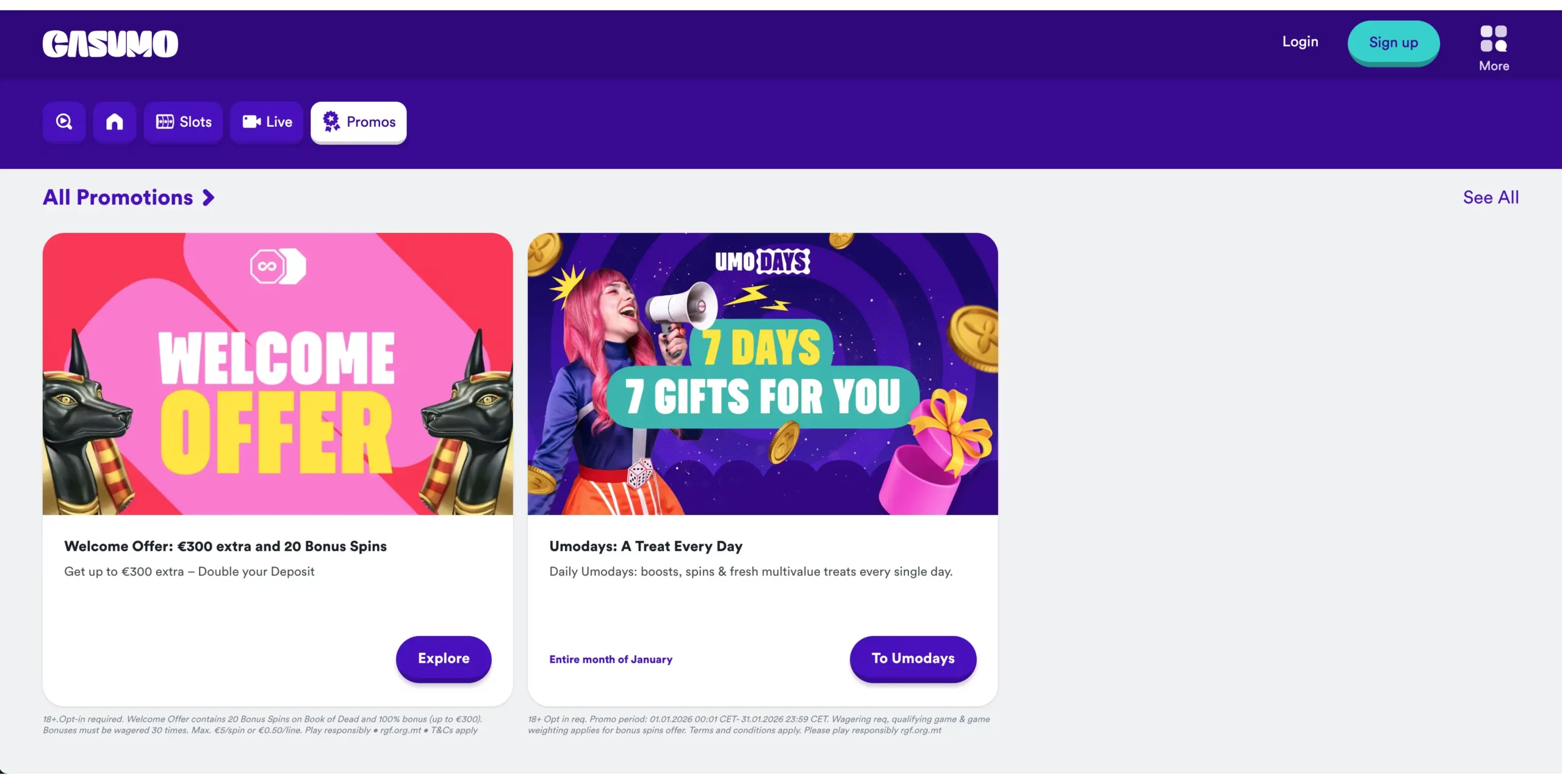 Casumo casino review feb 2026 - promotions