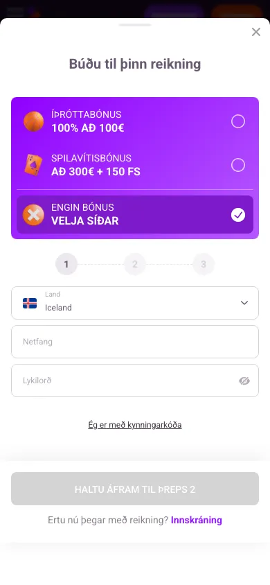 Tony Bet Mobile View